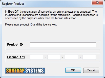 License Register Screen 2